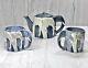 Vtg Tea Set 3d Ceramic Elephant Teapot & Teacups/mugs. Tom Taylor Otagari Japan