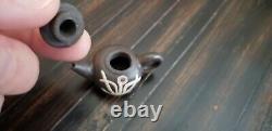 VTG Yixing Teapots Miniature Tea Set of 8 Chinese Clay Pottery with Case