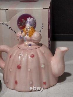 Vandor Wizard of Oz Glinda the Good Witch Mini Ruby Slippers Teapot Set IN BOX