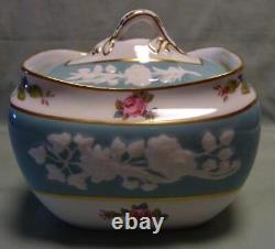 Very Rare Set-spode Copeland Y6447old Colony Roseteapot Creamer Sugar Bowl Eng