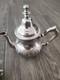 Very Rare Silver-plated Teapot Of Moroccan Origin In Arabic Tea Pot Set Of 4