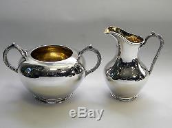 Victorian Silver Tea / Coffee Set London 1878 (teapot, Coffee Pot, Sugar, Cream)