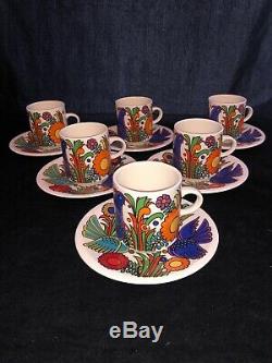 Villeroy & Boch ACAPULCO Tea Set For Six 24 Pieces Teapot, Dessert Plates, Cups