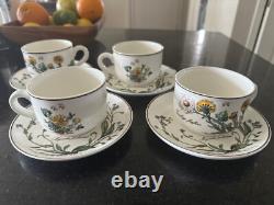 Villeroy & Boch Botanic Teapot Set with 4 cups & saucers, more