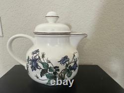 Villeroy & Boch Botanic Teapot Set with 4 cups & saucers, more