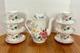 Villeroy & Boch Flora Bella Tea Set With Coffee/tea Pot & 6 Cups/saucers Euc