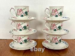 Villeroy & Boch Flora Bella Tea Set with Coffee/Tea Pot & 6 Cups/Saucers EUC