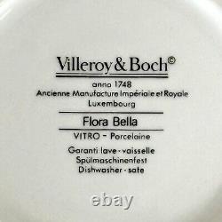 Villeroy & Boch Flora Bella Tea Set with Coffee/Tea Pot & 6 Cups/Saucers EUC