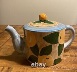 Villeroy and Boch tea set with pot withlid, creamer, and jar/pitcher. Mint