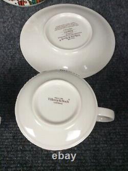 Villeroy & boch Acapulco teapot and 2 sets cups saucers