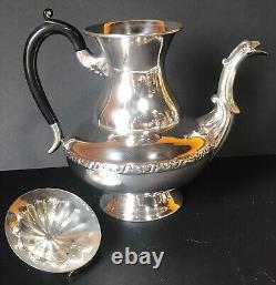 Vint Rare Full 5 Piece Coronet Tea Pot/Coffee Pot, Sugar/Creamer/Tray Set #468