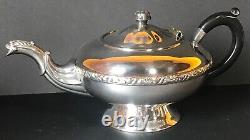 Vint Rare Full 5 Piece Coronet Tea Pot/Coffee Pot, Sugar/Creamer/Tray Set #468