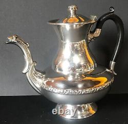 Vint Rare Full 5 Piece Coronet Tea Pot/Coffee Pot, Sugar/Creamer/Tray Set #468