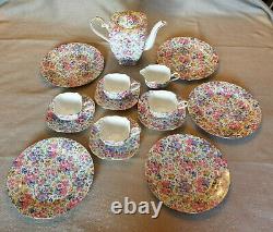 Vintage 16 Piece Tea Set By Royal Cotswolds In English Tradition Floral