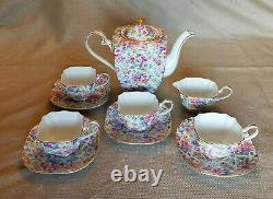 Vintage 16 Piece Tea Set By Royal Cotswolds In English Tradition Floral