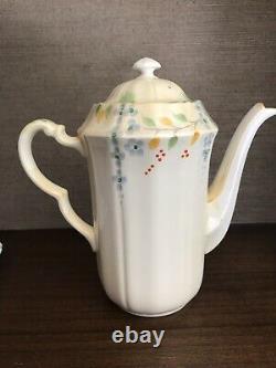 Vintage 1930 E. Hughes Fenton Paladin Bone China Tea Set Teapot England Art Deco