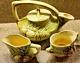 Vintage 1950's Mccoy Pinecone Art Pottery 3-piece Tea Set Pot Cream Sugar