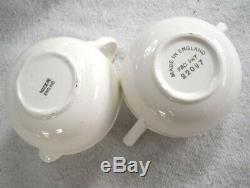 Vintage 1950s Unused Ceramic PEARL COSYPOT Teapot Set with Stainless, Heat Cover