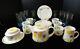 Vintage 1970s Mikasa Uptown & Mariposa Set -tea Pot, Cups, Plates, Glasses For 6