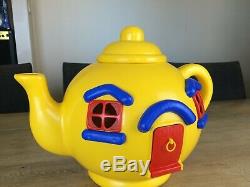 Vintage 1981 The Big Yellow Teapot Play Set Bluebird Toys