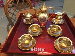 Vintage 22 Kt. Gold Victorian Style Bavarian Tea Service and more