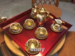 Vintage 22 Kt. Gold Victorian Style Bavarian Tea Service and more