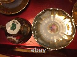 Vintage 22 Kt. Gold Victorian Style Bavarian Tea Service and more