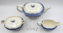 Vintage 3 Piece 1934 Wedgwood Yale University Teapot Set Made In England