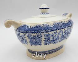 Vintage 3 Piece 1934 Wedgwood Yale University Teapot Set Made In England