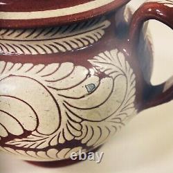 Vintage 40's 50's Casa Jimenez Pluma Teapot Creamer 13 Piece Set Oaxaca Mexico