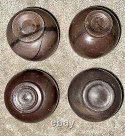 Vintage 9-Piece Set Hand Carved Stone Tea Set WithEmpaistic Dragon Tea Pot Marked