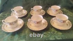 Vintage Albion7 Japan Tea Service set in Pristine Condition Never Used 17 Pieces