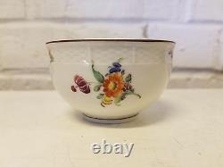 Vintage Antique Nymphenburg Porcelain Teapot, Sugar Bowl, and Creamer