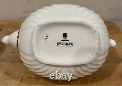Vintage Antique Wedgwood Teapot Set Made In Etruria England Gold Floral Rare