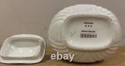 Vintage Antique Wedgwood Teapot Set Made In Etruria England Gold Floral Rare