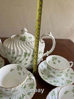 Vintage Aynsley Shamrock? Teapot Set