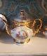 Vintage Bavaria Germany Love Story Teapot, Gold Fragonard Tea Pot Set