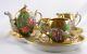 Vintage'capodimonte' Cherub Tea Set'-traysaucerteapotcreamer-gold Gilt-new