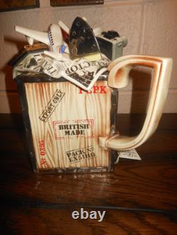 Vintage Cardew Large Teapot Moving Day Limited Edition 915/5000 Original Box Nwt
