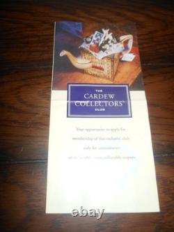 Vintage Cardew Large Teapot Moving Day Limited Edition 915/5000 Original Box Nwt