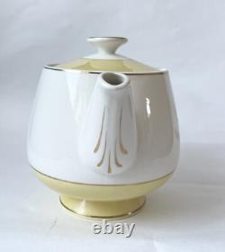 Vintage Century Service MCM Autumn Gold Wheat Pattern Teapot