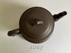 Vintage Chinese Yixing Zisha Purple Sand Tea Pot Set Signed 1980s