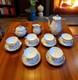 Vintage Crown Bavaria Germany Porcelain 24k Gold Gilded Floral Tea Set 17 Pcs