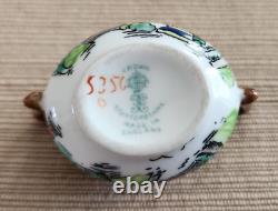 Vintage Crown Staffordshire England Ye Olde Willow Porcelain Miniature Tea Set
