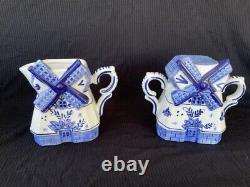 Vintage Delft Windmill Tea Set