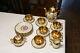 Vintage Dresden Demitasse Complete Tea Set Teapot Plates Cups Creamer &sugar