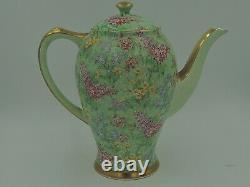 Vintage Empire Chintz Lilac Time Teapot/Coffee Pot Tea Set Sugar Bowl Creamer