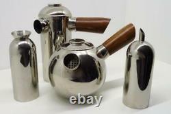 Vintage FREUD Cafetiere Teapot (Teaball) Milk Jug Sugar Sifter Set FREVD COFFEE