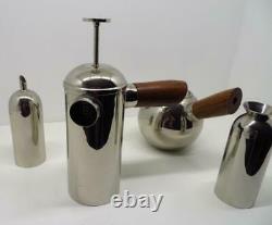 Vintage FREUD Cafetiere Teapot (Teaball) Milk Jug Sugar Sifter Set FREVD COFFEE