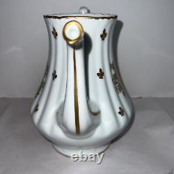 Vintage Fonde En 1789 France tea set Tea Pot, Sugar And Creamer